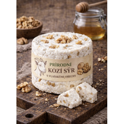 Kozí sýr s vlašskými ořechy | Farmářská delikatesa