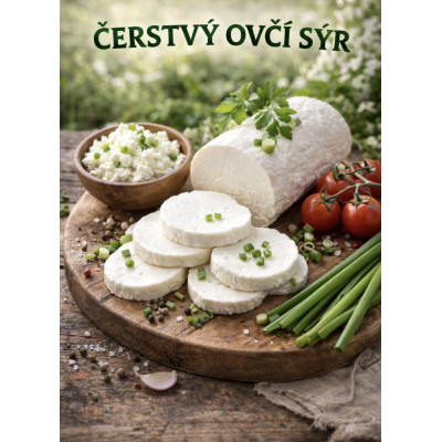 Čerstvý ovčí sýr