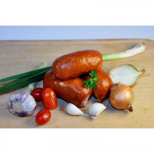 Špekáčky Farma Zelený (balení 4 kusy, cca 500g)