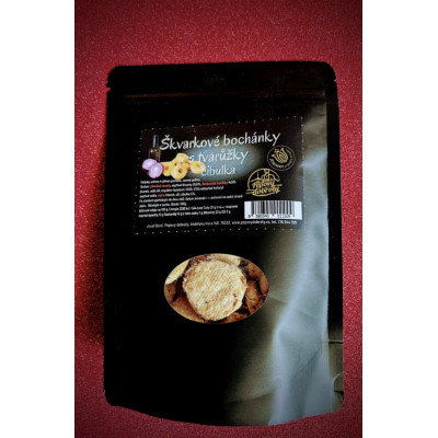 Škvarkové bochánky s tvarůžky - cibulka