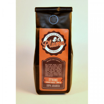 Káva Pluma strong mletá (balení 250g)