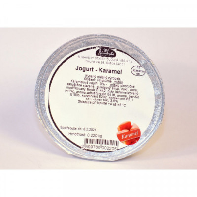 Jogurt karamel Šumavský statek 200g
