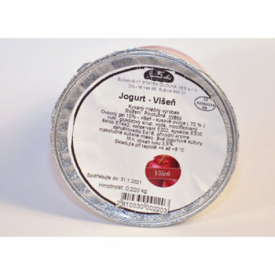 Jogurt višeň Šumavský statek 200g