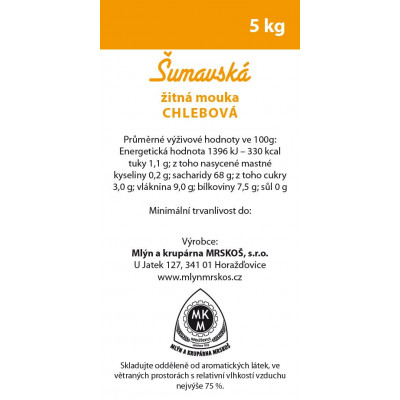 Mouka žitná Mrskoš 5kg