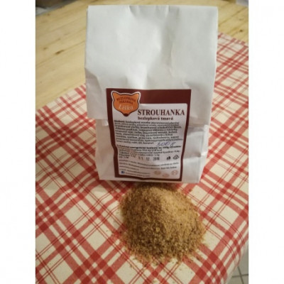 Bezlepková strouhanka tmavá 300g
