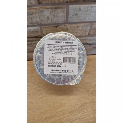 Jogurt meruňka, 200 g Diviš