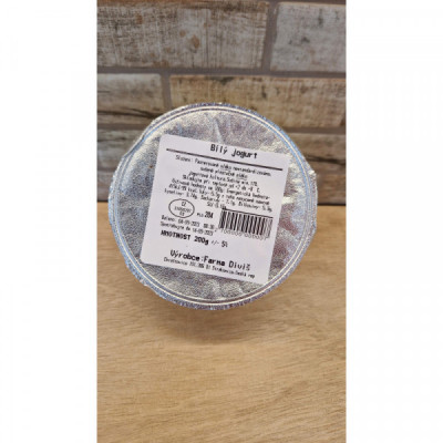 Jogurt bílý, 200g Diviš