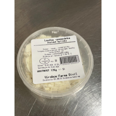 Pomazánka - italské bylinky, 125 g