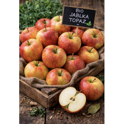 BIO jablka Topaz | Biodvorek Lačňákovi