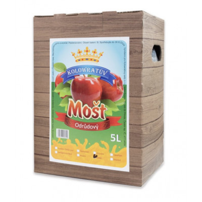 Kolowratův mošt 5l | 100% jablečný a jablečno-hruškový