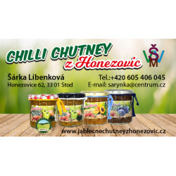 Jablečné chutney z Honezovic